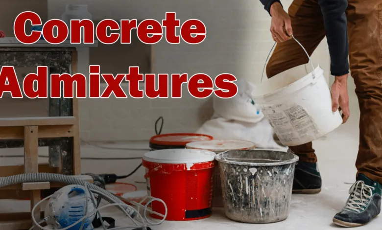 Types Of Concrete Admixtures In Construction Works