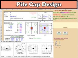 Design of Pile Cap Excel Sheet