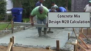 Concrete Mix Design M20