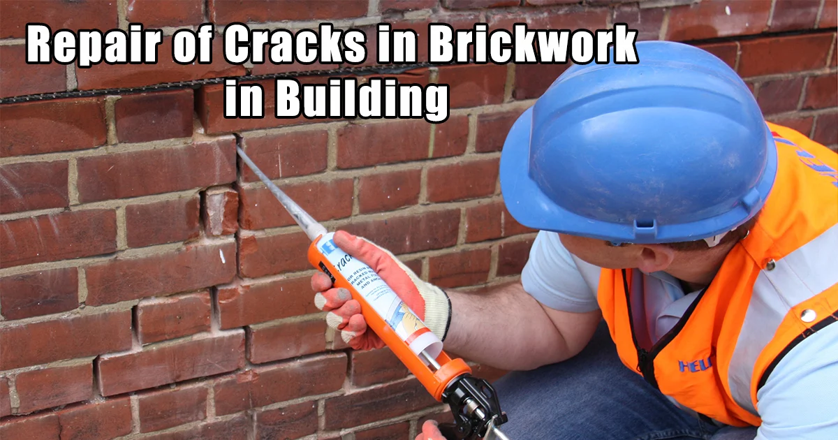 Repair of Cracks in Brickwork in Building