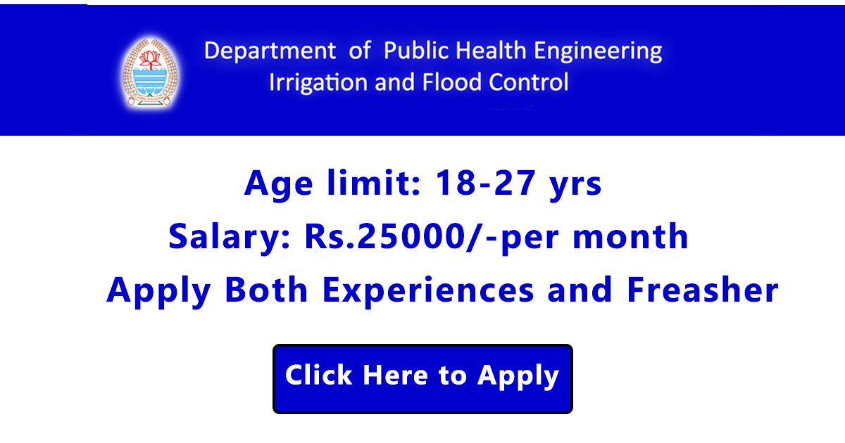 Government Job for Junior Engineer (Civil/Mechanical)