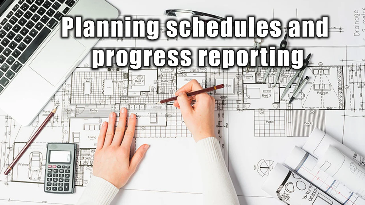 Planning schedules and progress reporting