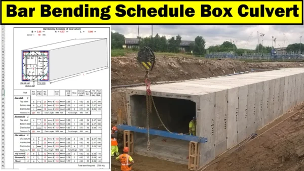 Bar Bending Schedule Box Culvert