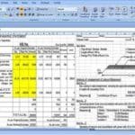 Road Construction Estimation Excel Sheet