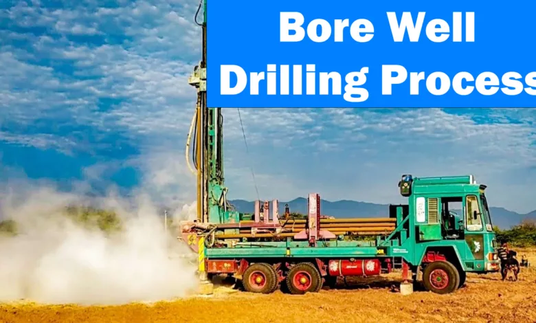 Bore well Drilling Process