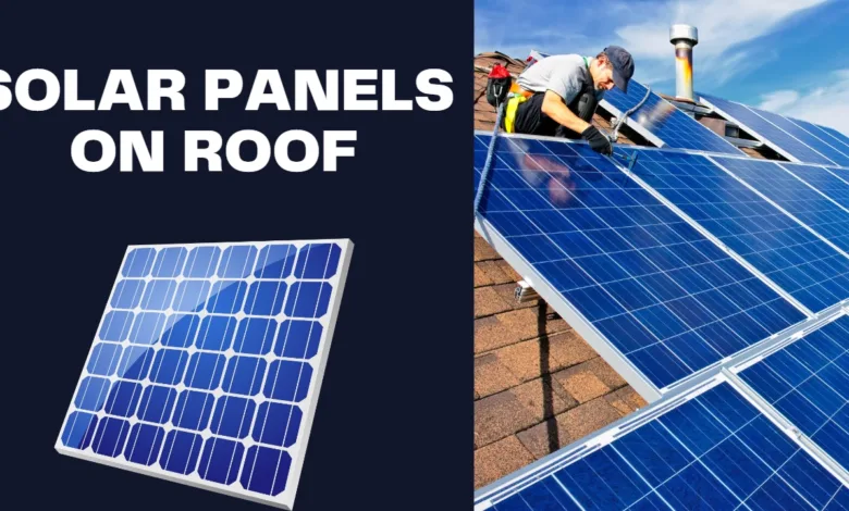 Solar Panels on Roof for Controlling Electricity