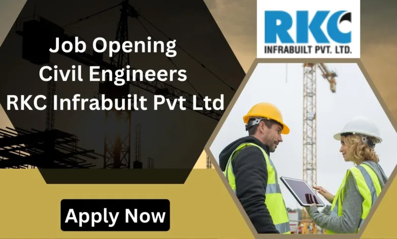 Job Opening RKC Infrabuilt Pvt Ltd