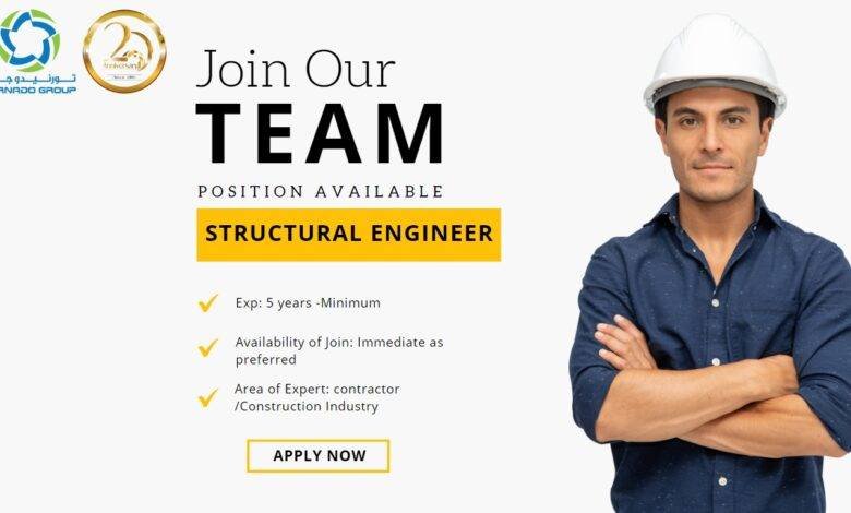 Job Opening for Structural Engineer in Tornado Group,Abu Dhabi