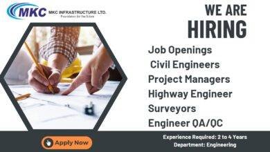 Job Openings for Civil Engineers and Managers