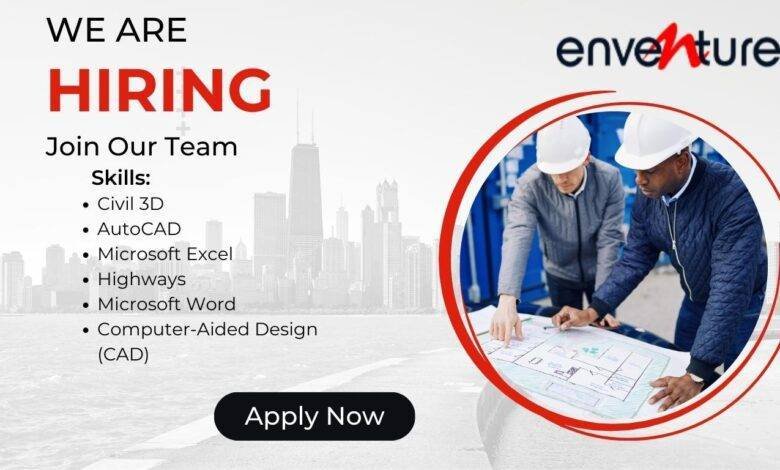 Job Recruitment for Civil and Structural Engineer in Enventure