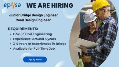 Job for Junior Bridge Design and Road Design Engineer in EPTISA