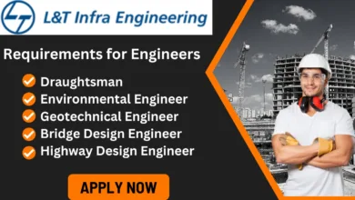 Requirements for Engineers in L&T Infrastructure Engineering