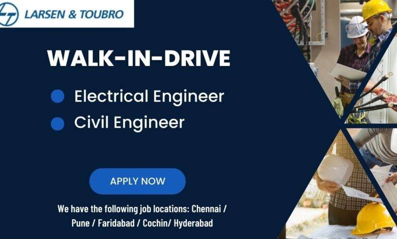 WALK-IN-DRIVE Engineer L&T Construction