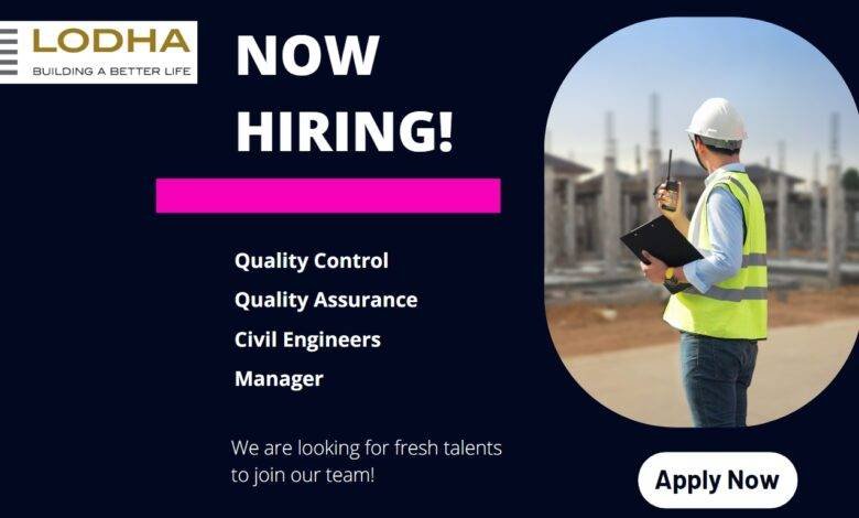 Walk-In-Drive for Civil Engineers and Managers in Lodha Group