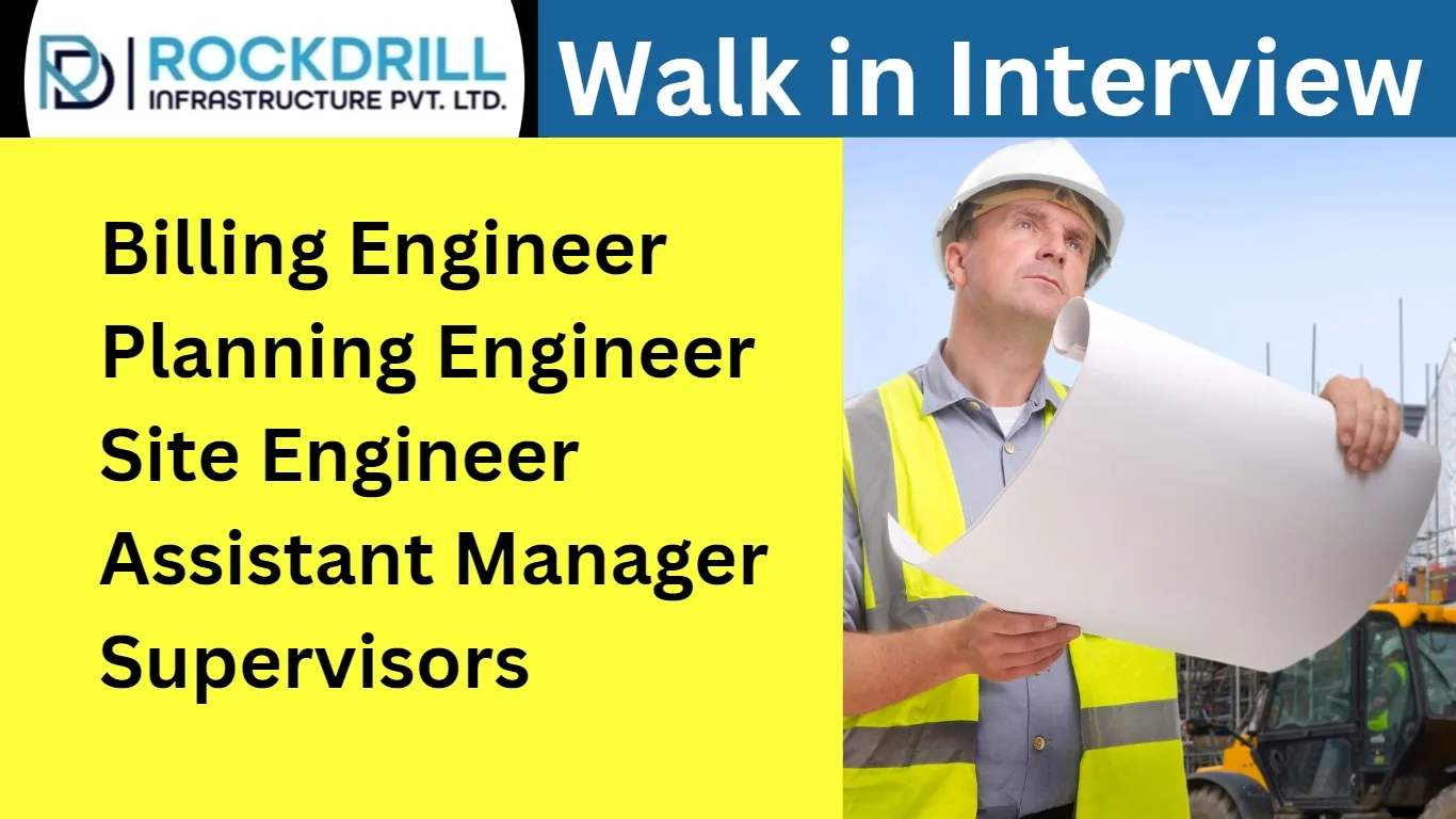 Walk-in-Interview for Site Engineer