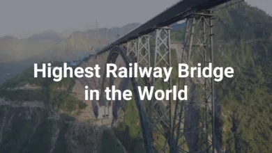 Which is the highest railway bridge in the world