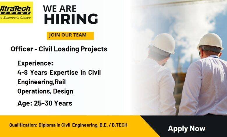 Job Opening in UltraTech Cement Limited