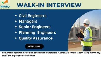 Walk-In-Interview Engineers and Managers in Ramky Infrastructure