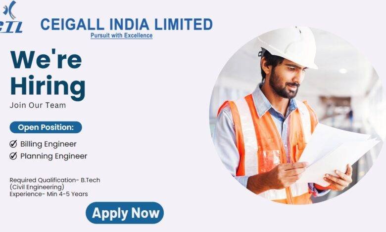 Hiring Billing & Planning Engineer in CEIGALL INDIA LIMITED