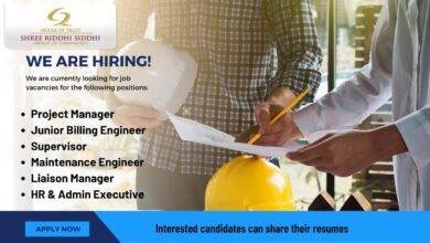 Job Opening for Project Manager, Billing Engineer and Supervisor in Shree Riddhi Siddhi Buildwell Ltd