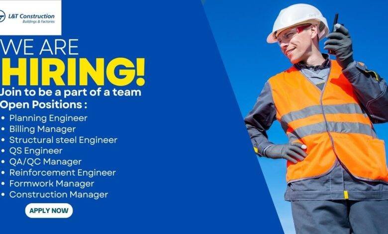 Job Opening for Engineers in L&T Buildings & Factories