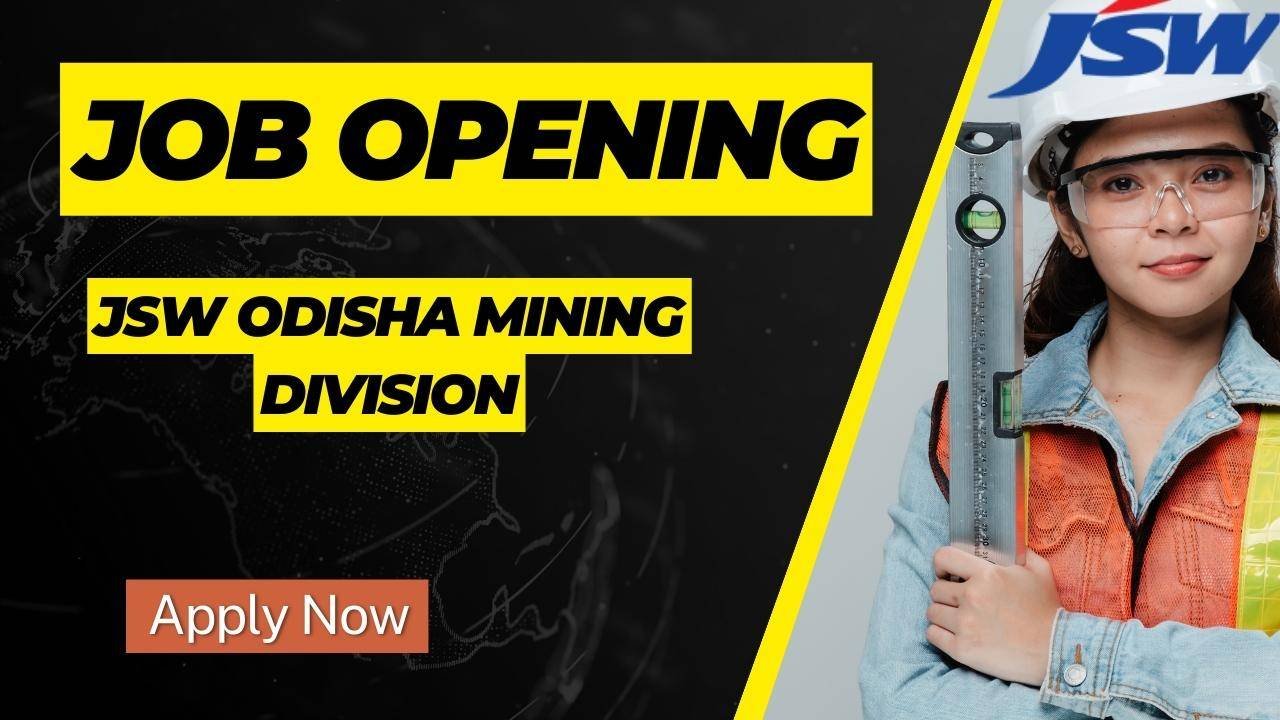 Job opportunity opening in JSW Steel Ltd