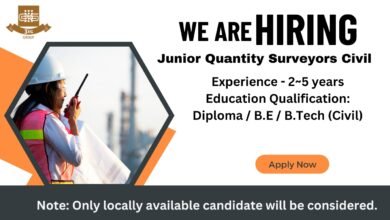 Looking for Junior Quantity Surveyors Civil in 3EG Group