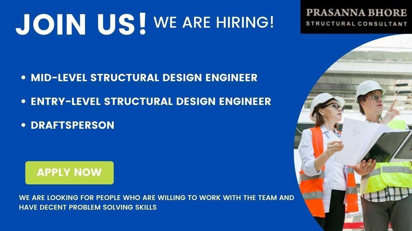 Hiring for Structural Engineer in Bhore Structural Consultants